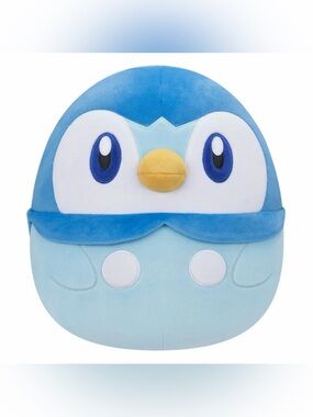SQUISHMALLOWS POKEMON Piplup Stuffed Plush Toy 10” BRAND NEW